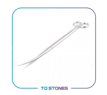 NOŻYCZKI DO PRZYCIANANIA ROŚLIN 25CM STAL NIERDZEWNA WYGIĘTE