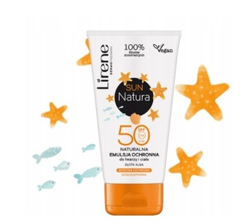 Lirene Sun Natura emulsja SPF 50 + 120 ml data 2024/06