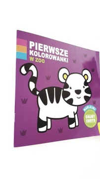 W zoo Pierwsze kolorowanki