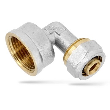 Kolano Skręcane Zakręcane PEX ALUPEX 16x1/2'' GW