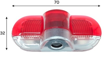 Голограммный светодиодный проектор с логотипом SEAT FR LEON TOLEDO!!