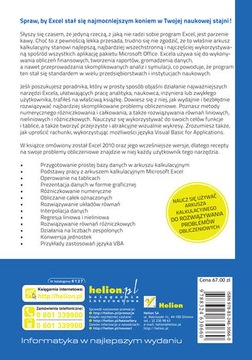 Excel w obliczeniach naukowych i inżynierskich