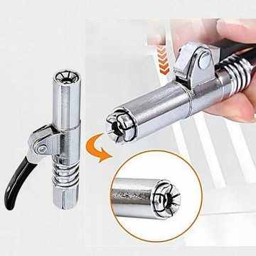 САМОБЛОКИРУЮЩИЙСЯ ЗАЖИМ НАКОНЕЧНИКА Смазочного устройства