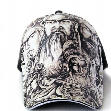 czapka z daszkiem print mistrz kung fu