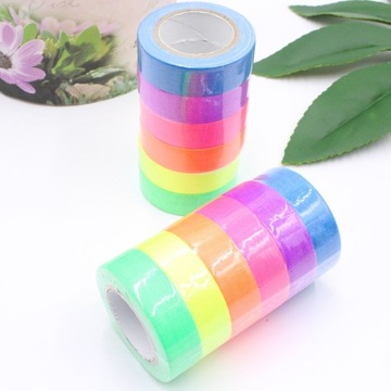 6 sztuk/zestaw fluorescencyjna taśma bawełnia
