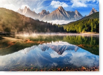 JEZIORO GÓRY plakat B1 100x70cm obraz #192