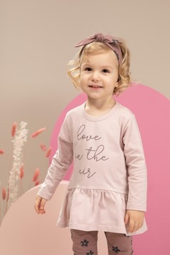 Розовая детская туника Happiness Pinocchio 80