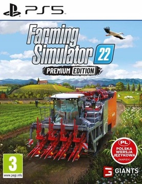 FARMING SIMULATOR 22 PL / PREMIUM EDITION / SYMULATOR FARMY / GRA PS5
