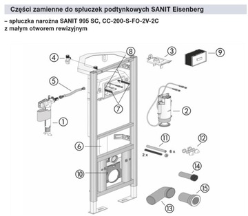 Гибкий шланг R 3/8 x 225 мм Sanit 0329400