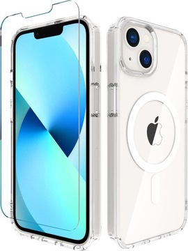 ETUI do IPHONE 13 +SZKŁO 9H CLEAR CASE | MAGSHOCK