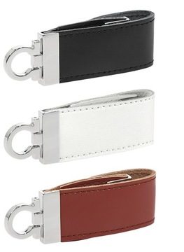 PENDRIVE REKLAMOWY z logo SKÓRZANY PDs-3 4 GB GRAWER USB 10 SZT +GRATIS!