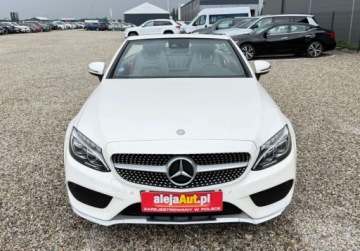 Mercedes Klasa C W205 Kabriolet 180 156KM 2016 Mercedes-Benz Klasa C C 180 Cabrio 156 KM 2016r Bezwypadkowy Warszawa, zdjęcie 9