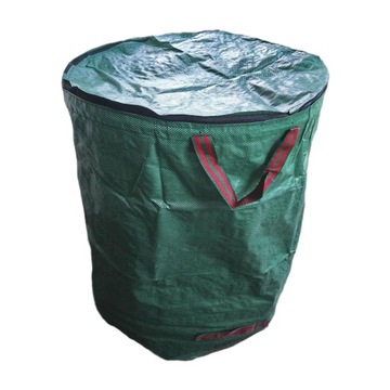 Worki na śmieci ogrodowe Pojemniki na śmieci ogrodowe wielokrotnego użytku ogrodowe 67 cm x 84 cm z pokrywką