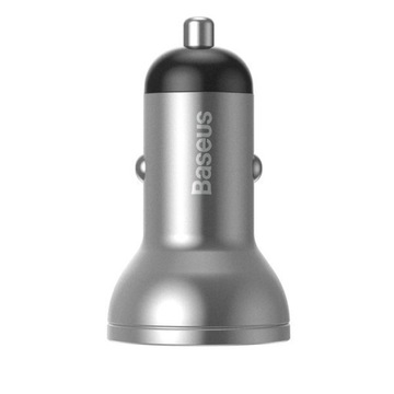 АВТОМОБИЛЬНОЕ ЗАРЯДНОЕ УСТРОЙСТВО BASEUS ДЛЯ ТЕЛЕФОНА 2X USB 24W LED 4.8A