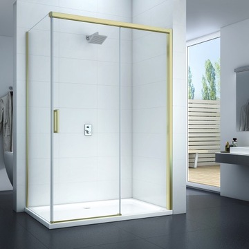 Kabina prysznicowa przesuwna cichy domyk – 120x90 cm - MS1500G SWISS MEYER