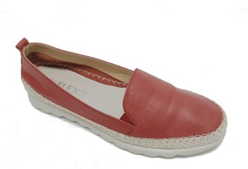 wygodne espadryle Flexx c1028-12 wiśniowe r37