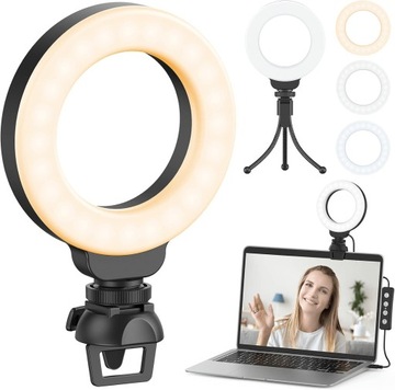 lampa pier?cieniowa do laptopa, konferencji, zestaw o?wietleniowy z