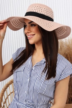 ЖЕНСКАЯ СОЛОМНАЯ ШЛЯПА-ВЕДРО ЛЕТНЯЯ ШЛЯПА БОЛЬШАЯ ЖЕНСКАЯ ПЛЯЖНАЯ ЦВЕТА