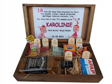 КОРОБКА НЕОБХОДИМОГО ПОДАРКА 18 30 40 50 ДЕНЬ РОЖДЕНИЯ КУ