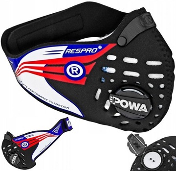 Maska antysmogowa RESPRO CINQRO rozmiar L black