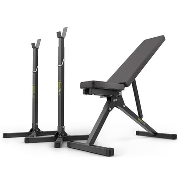 Zestaw SG1 | Ławka + stojaki regulowane - SmartGym