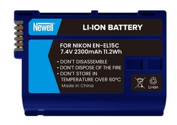 BATERIA AKUMULATOR NEWELL SUPRACELL do NIKON Z6 II 2 Z7 II 2 Z5 2300MAH