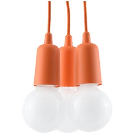 Lampa wisząca DIEGO pająk orange nowoczesna 3P