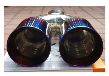 ВЫХЛОПНЫЙ НАКОНЕЧНИК ДВОЙНОЙ ДИФФУЗОР 2x 76 мм