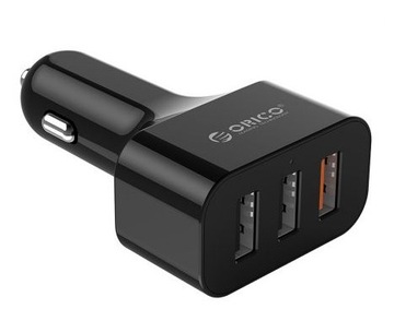 Ładowarka samochodowa 3.0 USB x 3 35W Orico