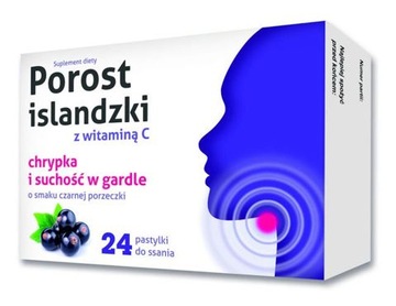 Porost islandzki z wit. C do ssania
