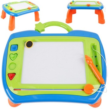 ZNIKOPIS STÓŁ DUŻA TABLICA DO RYSOWANIA STOLIK 2w1