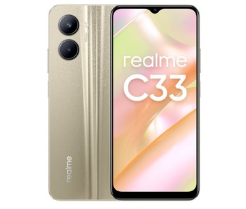 Smartfon realme C33 4 GB / 64 GB złoty