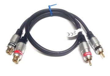Przedłużacz 2 x wtyk na gniazdo RCA CHINCH 10m