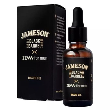 ZEW x JAMESON Black Barrel - питательное масло для бороды с ароматом виски 30 мл