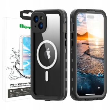 Červené Pepper Pouzdro Pouzdro Voděodolné Vodotěsné Pro Iphone 15 Plus Pro Magsafe