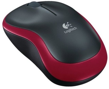 Мышь LOGITECH M185, красная, 1000 точек на дюйм