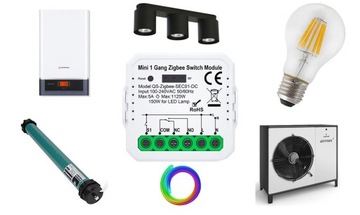 Sterownik Przekaźnik ZIGBEE 3.0 TUYA BEZNAPIĘCIOWY Smart Furtka Piec Zawór