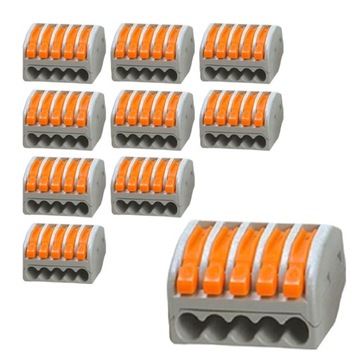 10x SZYBKOZŁĄCZKA KOSTKA ZŁĄCZKA DRUT LINKA 5x4mm