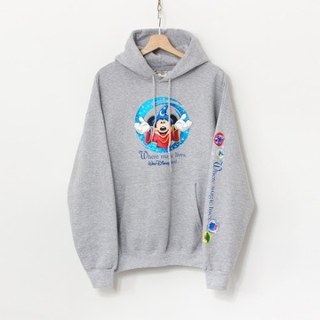 Mickey Mouse bluza z kapturem Vintage Disney L