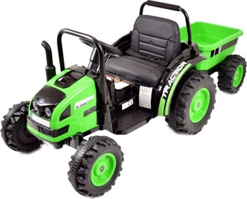 ТРАКТОР С ПРИЦЕПОМ-АККУМУЛЯТОРОМ, 2 ДВИГАТЕЛЯ ПО 45 ВТ