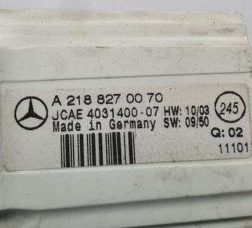 BUDÍK HODINY MERCEDES CLS W218 A2188270070
