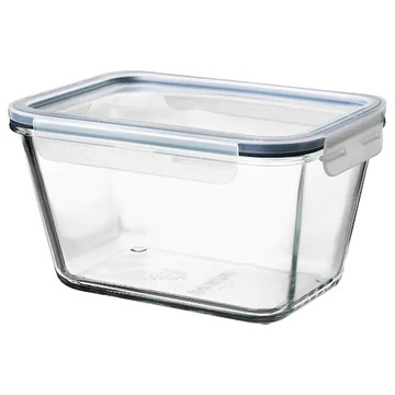 POJEMNIK NA ŻYWNOŚĆ SZKLANE 1.8 L 21x15x11 CM
