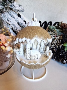 РОЖДЕСТВЕНСКИЙ ШАР LED золотой, модель B