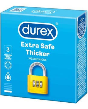 Prezerwatywy Durex Extra Safe 3 szt.