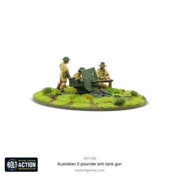 BOLT ACTION Австралийская 2-фунтовая легкая противотанковая пушка