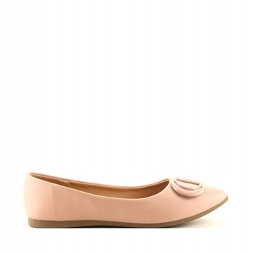 БАЛЕТКИ ЖЕНСКИЕ С ДЕКОРАЦИЕЙ VINCEZA, СВЕТЛО-РОЗОВЫЕ 37
