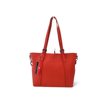 Pierre Cardin torba shopper ceglasta