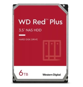Dysk twardy Western Digital Red Plus WD60EFPX 6TB SATA 3,5