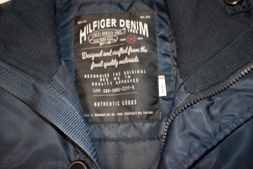 -80%sale TOMMY HILFIGER DENIM ORG KURTKA OCIEPLANA VINTAGE M L