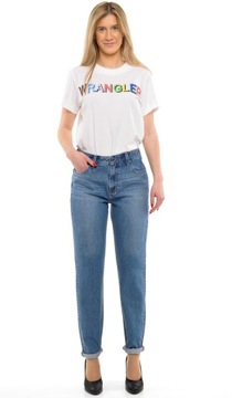 LEE spodnie HIGH WAIST jeans MOM STRAIGHT_ W28 L33